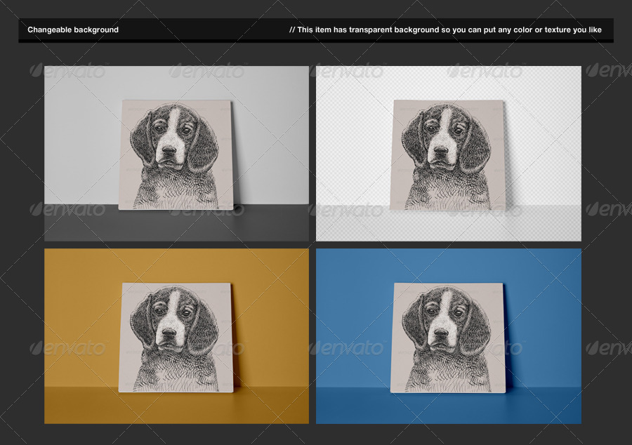 Canvas Gallery Wrap MockUp , Graphics GraphicRiver